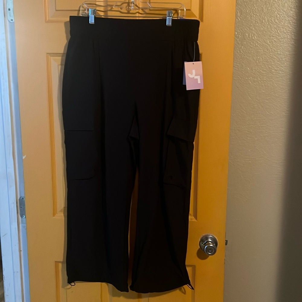 XL JOYLAB LIGHTWEIGHT CARGO HIGH RISE JOGGER PULL ON PANTS NWT